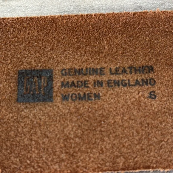 GAP Brown Leather Belt Size Small - Picture 10 of 13